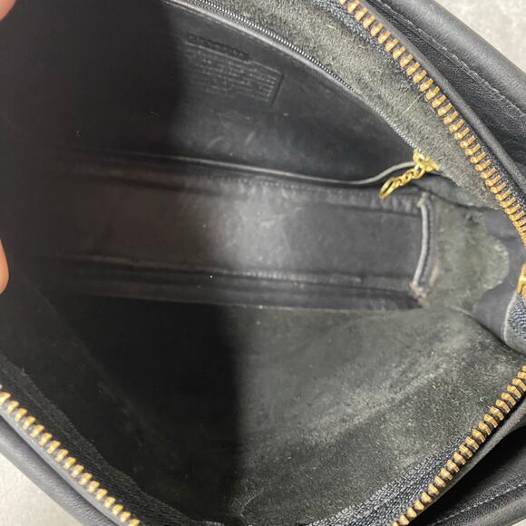Vintage 90s Coach Sutton Crossbody Legacy Leather Black - Picture 7 of 12